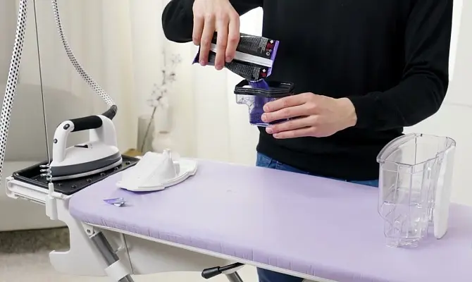 Как заменить гранулы Laurastar S Pure